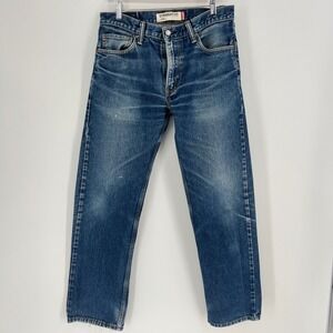 Levi's 505 Straight Fit Denim Jeans Men's 32x32 Fits 32x31 Medium Wash Zip Fly